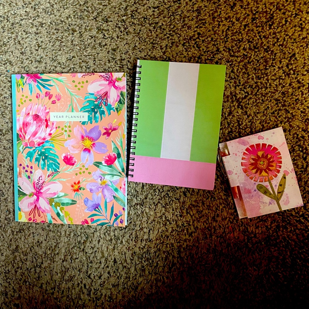 NEW-Year Planner, Hard Cover Notebook, Small Note Pad - Picture 1 of 14